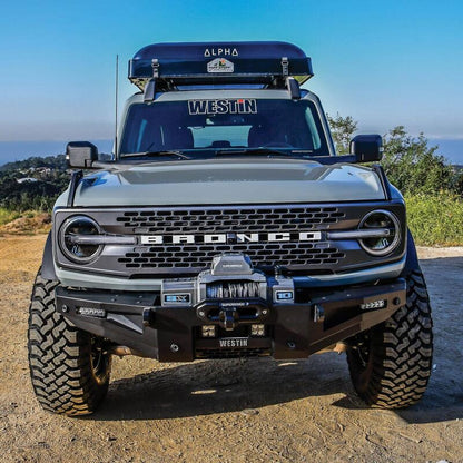 Westin 21-23 Ford Bronco(w/sensors excl. Bronco Sport) XTS Bumper - Textured Black 59-711255 59-711255 Photo - Mounted