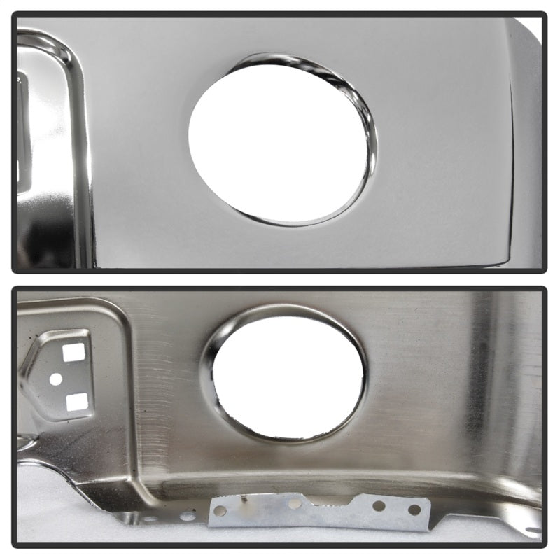 Spyder Ford F150 09-14 w/Fog Light Hole w/o Harley Model Front Bumper - Chrome (OEM 9L3Z17757B) 9948480 9948480 Photo - Unmounted