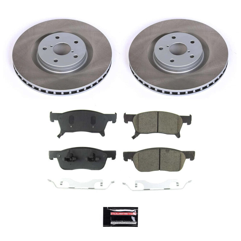 PowerStop Power Stop 19-22 Subaru Ascent Front Semi-Coated Rotor Kit SC8479 SC8479 Photo - Primary