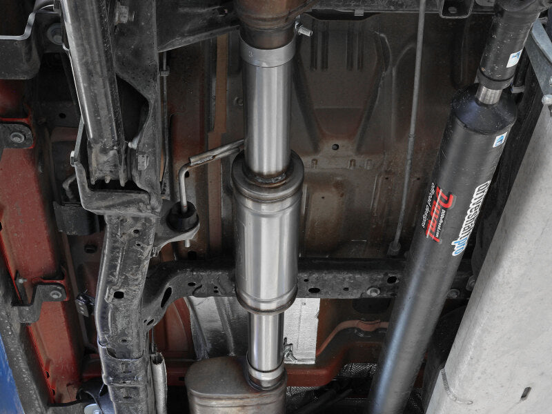 aFe Vulcan Series 3in T304 Stainless Steel Muffler Upgrade Pipe (Use w/ PN 49-48083-B/P) 49C38097 49C38097 Photo - Mounted