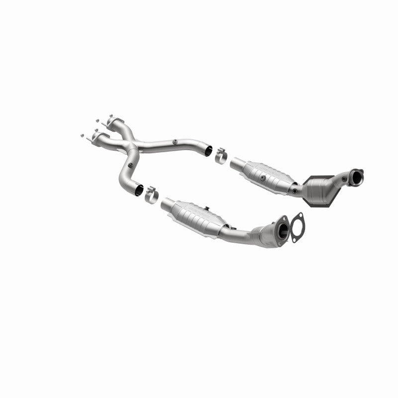 MagnaFlow Ford Mustang HM Grade Federal / EPA Compliant Direct-Fit Catalytic Converter 93671 360 Degree Image Set