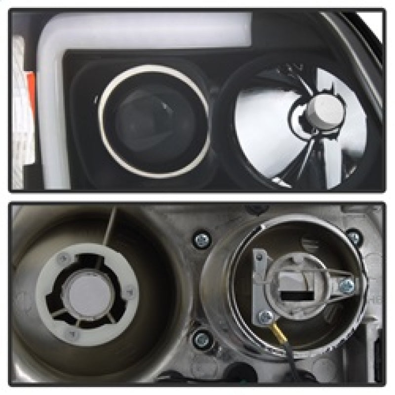 Spyder 97-03 Ford F-150 (After 6/1997) Light Bar Projector Headlights - Blk (PRO-YD-FF15097V2-LB-BK) 5084538 5084538 Photo - Unmounted