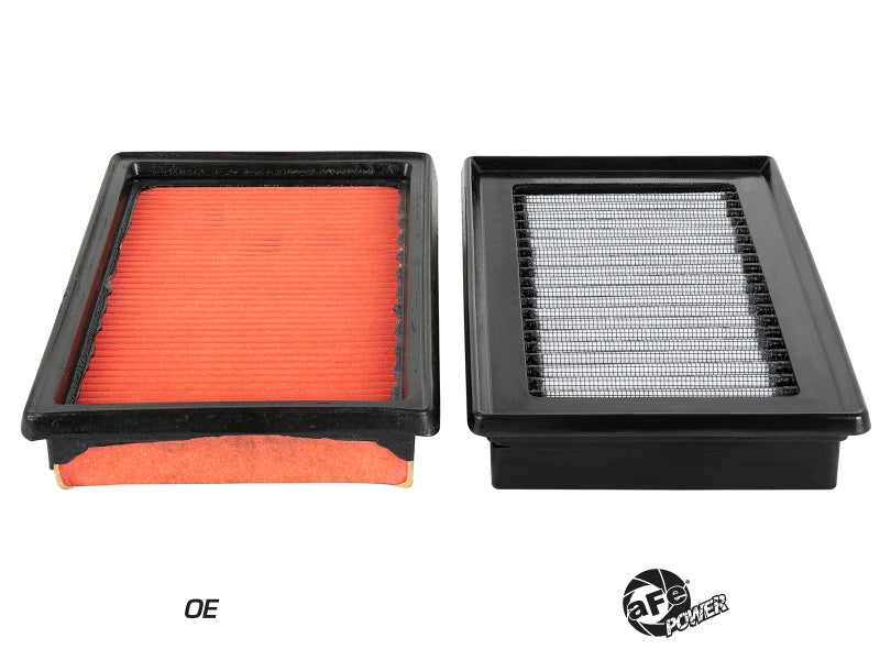 aFe Magnum FLOW Pro DRY S OE Replacement Filter (Pair) 14-19 Infiniti Q50 V6 3.5L/3.7L 31-10273-MA 31-10273-MA Photo - Unmounted
