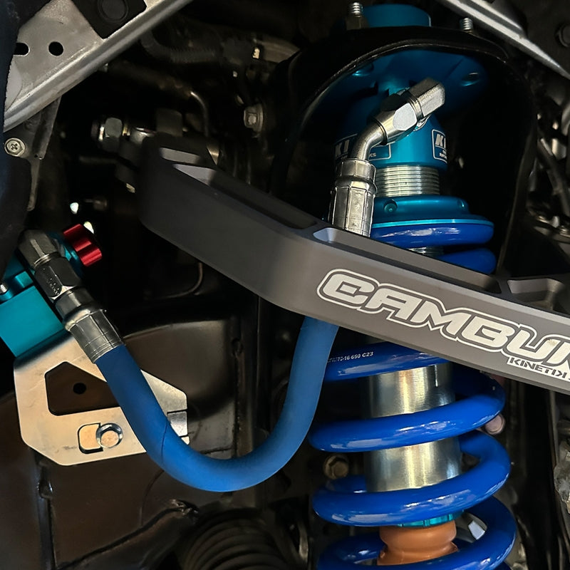 Camburg Toyota Tundra 2WD/4WD 22-23 KINETIK V2 Performance Billet Uniball Upper Arms CAM-310189-GRY CAM-310189-GRY Photo - Mounted