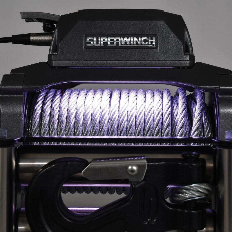 Superwinch 10000 LBS 12 VDC 3/8in x 85ft Wire Rope SX 10000 Winch 1710200 1710200 Photo - Close Up