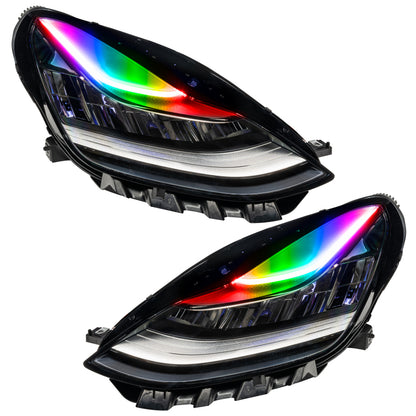 ORACLE Lighting Oracle 17-21 Tesla Model 3 Headlight DRL Upgrade Kit - ColorSHIFT w/ BC1 Controller 1286-335 1286-335 User 1