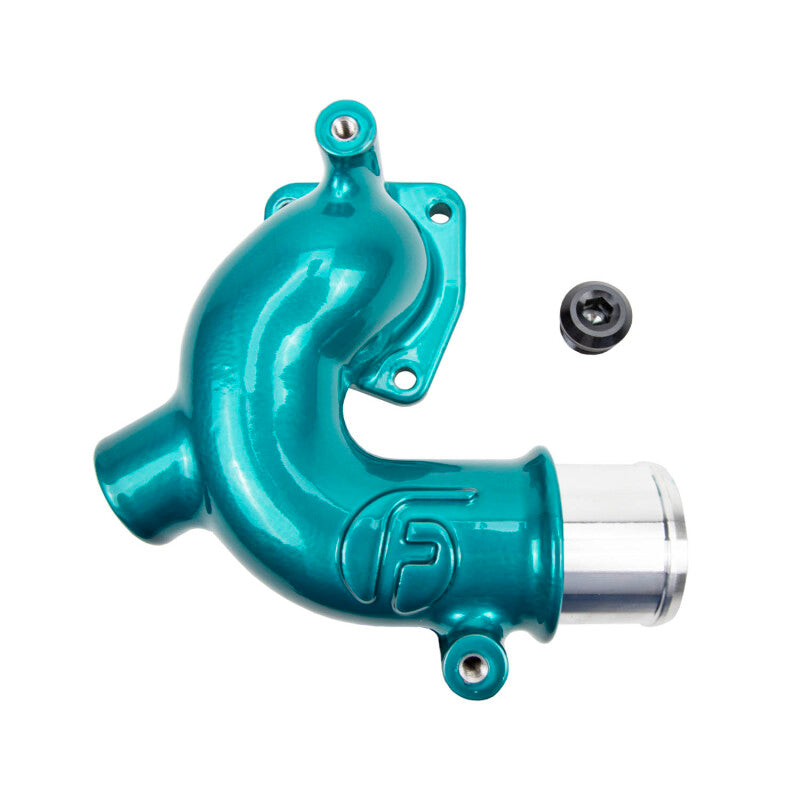 Wehrli 98-18 Dodge / Ram Cummins 5.9L/6.7L WCFab X Fleece Thermostat Housing - Candy Teal WCF100157-CT WCF100157-CT User 1