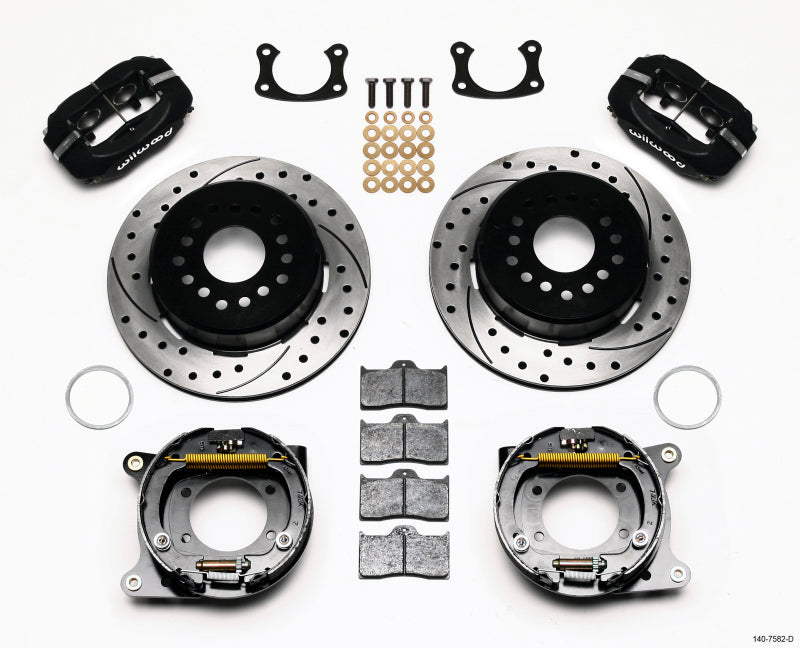 Wilwood FDL P/S Park Brake Kit, Drilled, New Big Ford 2.36" Offset 140-7582-D Photo - Primary