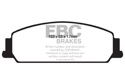 EBC Disc Brake Pad Set DP31833C Photo - Primary