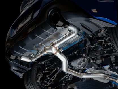 AWE Tuning AWE Subaru BRZ / Toyota GR86 / Toyota 86 Track Edition Cat-Back Exhaust- Diamond Black Tips 3020-33279 3020-33279 Photo - Mounted