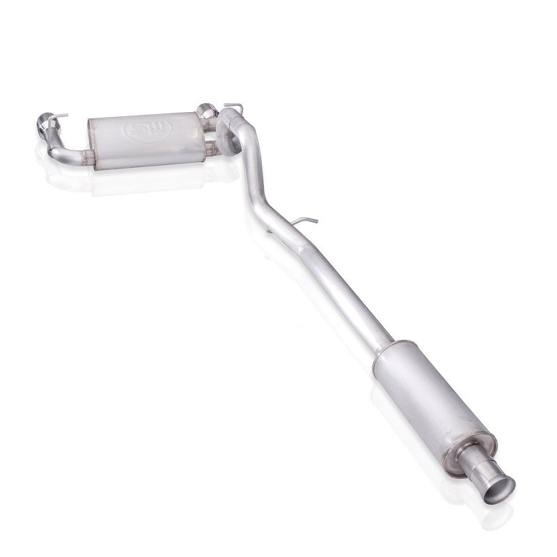 Stainless Works 2018+ Jeep Wrangler JL 304SS Factory Connect 2.5in Cat Back Exhaust System JPJLUCB JPJLUCB Photo - Unmounted