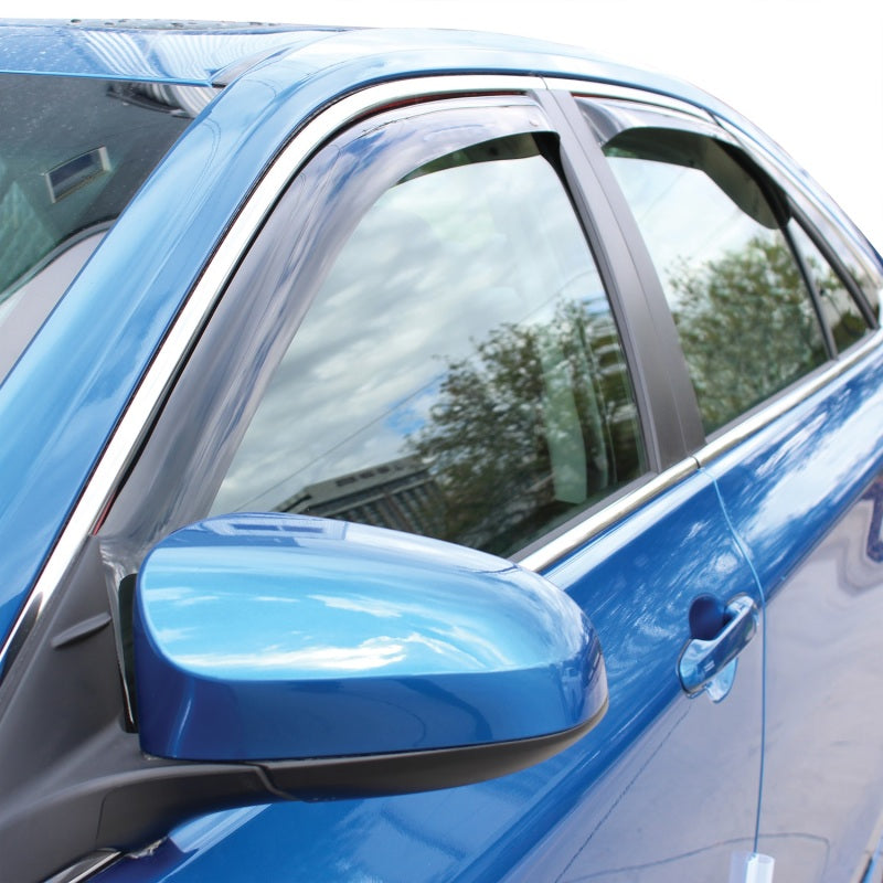 Westin 2015-2017 Toyota Camry Wade In-Channel Wind Deflector 4pc - Smoke 72-88431 72-88431 Photo - Mounted