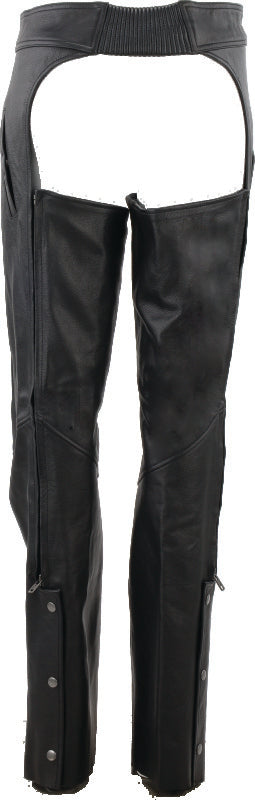 Kuryakyn Leather By River Road Plains Leather Chaps Black Womens - Small 094425 094425 User 1