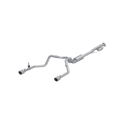 MBRP 2019+ Chevrolet Silverado 1500 / 2019+ GMC Sierra 1500 Alum. 3in Armor Lite Cat-Back Exhaust S5021AL S5021AL Photo - Primary