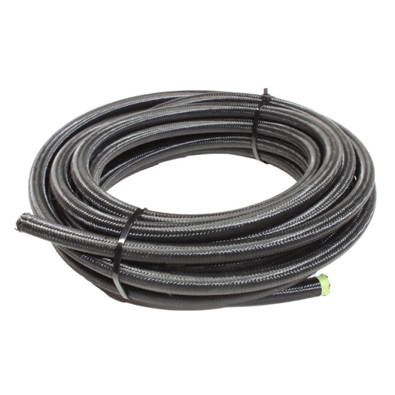 Snow Performance Snow 6AN Braided Stainless PTFE Hose - 30ft (Black) SNF-60630B