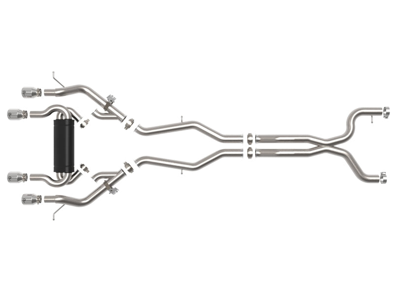 aFe MACHForce XP Exhausts Cat-Back SS 21 BMW M2 Competition L6-3.0L w/Polished Tips 49-36351-P 49-36351-P Photo - Unmounted