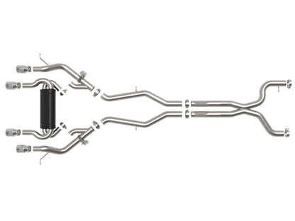 aFe MACHForce XP Exhausts Cat-Back SS 21 BMW M2 Competition L6-3.0L w/Polished Tips 49-36351-P 49-36351-P Photo - Unmounted