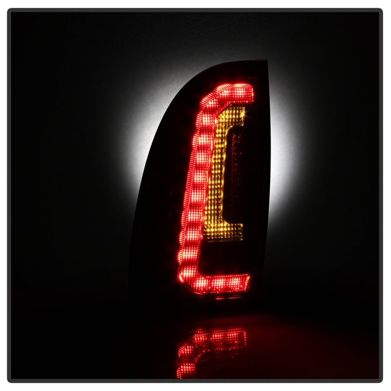 Spyder 05-15 Toyota Tacoma LED Tail Lights (Not Compatible w/OEM LEDS) - Smoke ALT-YD-TT05V2-LB-BSM 5085474 5085474 Photo - Unmounted