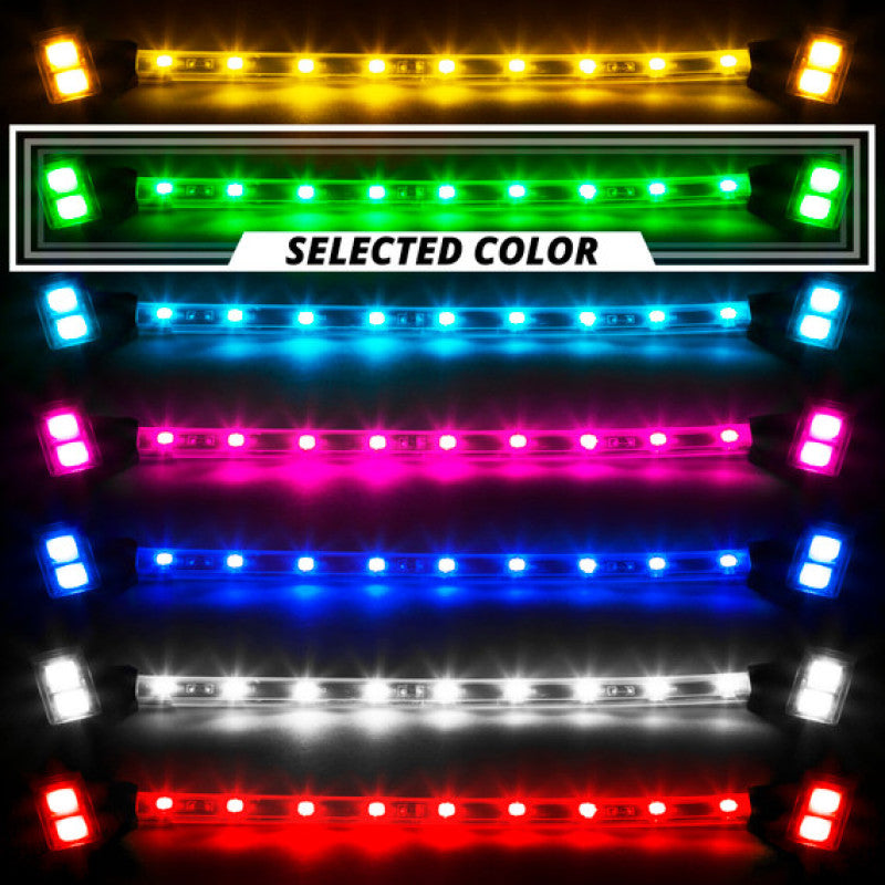 XKGLOW XK Glow Chrome - Motorcycle Highway Bar Switchback Driving Lights DRL Turnsignal XK034014-W XK034014-W User 1