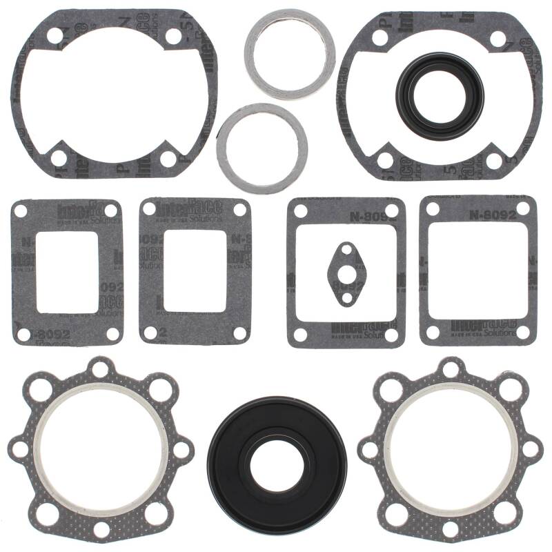 Vertex Pistons Vertex Gaskets 79-81 Yamaha Exciter EX 440 C D E Complete Gasket Kit w/ Oil Seals 711146A 711146A Photo - Primary