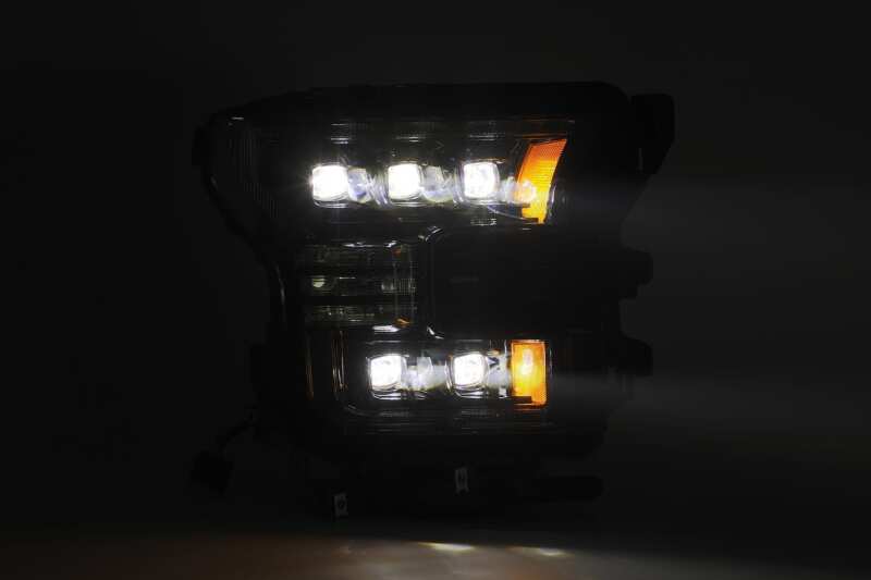 AlphaRex 17-20 Ford Raptor NOVA LED Proj Headlights Plank Style Matte Black w/Activ Light/Seq Signal 880152 880152 User 5