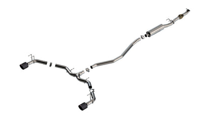 Borla 2023 Integra/22-23 Civic Si 1.5L 4 CYL. MT FWD 4DR 2.50in S-Type Catback Exhaust Carbon Fiber 140922CFBA 140922CFBA Photo - Primary