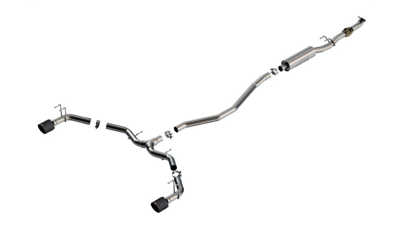 Borla 2023 Integra/22-23 Civic Si 1.5L 4 CYL. MT FWD 4DR 2.50in S-Type Catback Exhaust Carbon Fiber 140922CFBA 140922CFBA Photo - Primary