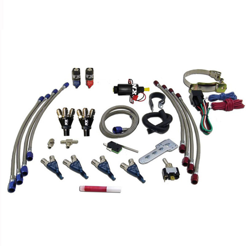 Nitrous Express 4 Cyl Piranha Nitrous Kit w/o Bottle 60005-00P 60005-00P Photo - Primary