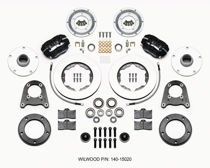 Wilwood Forged Dynalite-M Front Kit 10.75in 1950-1955 MG-TD/TF 140-15020 140-15020 Photo - Primary