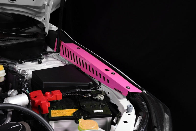 Perrin Performance Perrin 22-23 Subaru WRX Fender Shroud Set - Hyper Pink PSP-ENG-551HP