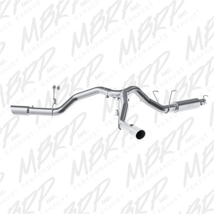 MBRP 14-16 Ram 2500 6.4L 4in AL Dual Side Split Outlet Cat Back Exhaust S5151AL Photo - Primary
