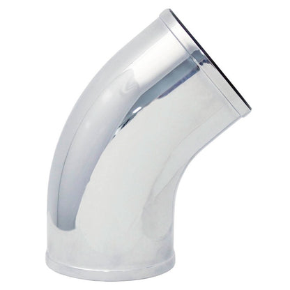 Spectre Universal Intake Elbow Tube (ABS) 3in. OD / 45 Degree - Chrome 87381 87381 Photo - Primary