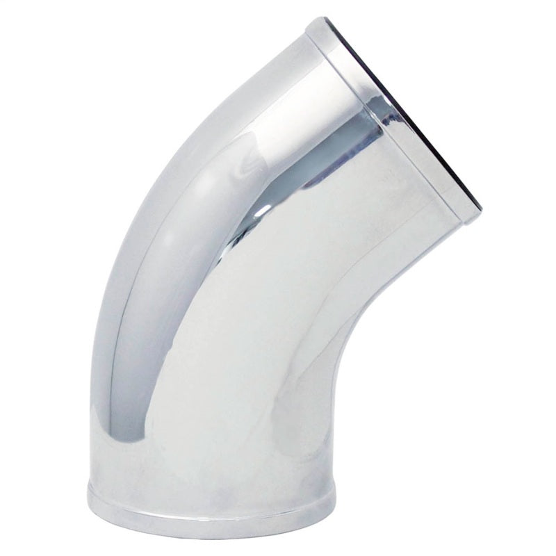 Spectre Universal Intake Elbow Tube (ABS) 3in. OD / 45 Degree - Chrome 87381 87381 Photo - Primary