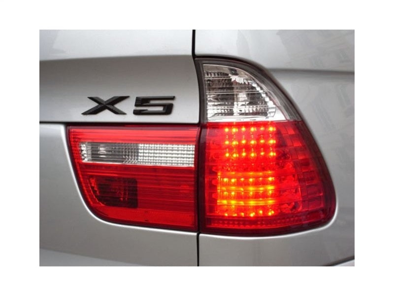 Spyder BMW E53 X5 00-06 4PCS LED Tail Lights Red Clear ALT-YD-BE5300-LED-RC 5000804 5000804 Photo - Mounted