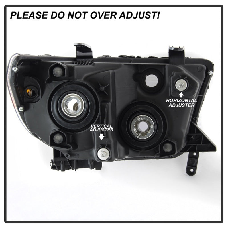 SPYDER xTune 07-13 Toyota Tundra (w/o Headlight Washer) Headlight - OEM Left (HD-JH-TTU07-OE-L) 9042263 9042263 Photo - Unmounted