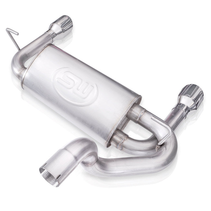 Stainless Works 2018+ Jeep Wrangler JL 304SS Factory Connect 2.5in Axle Back Exhaust System JPJLAB JPJLAB Photo - Unmounted