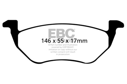 EBC Disc Brake Pad Set UD1055 Photo - Primary