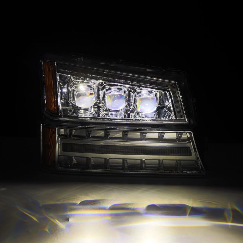 AlphaRex 03-06 Chevy Silverado 1500/2500HD/3500HD/Avalanche Chrome NOVA LED Proj Headlights 880255 880255 User 5