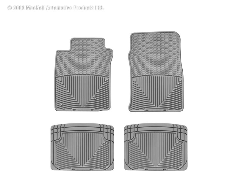 WeatherTech WT Rubber Mats - Rear - Grey Floor Mats Floor Mats - Rubber main image