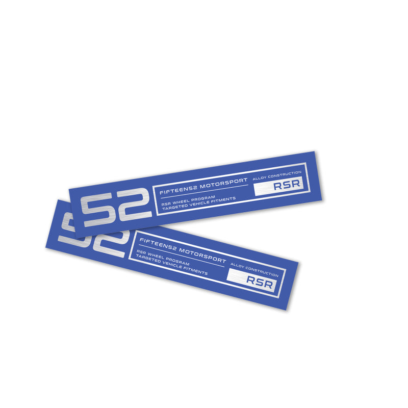 fifteen52 Holeshot RSR Wheel Lip Decal Set of Four - Blue 52-RSR-LIPDECAL-BLUE-SET 52-RSR-LIPDECAL-BLUE-SET Photo - Primary