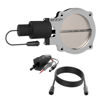 QTP 5in Bolt-On QTEC Electric Cutout Valve - Single QTEC5X QTEC5X User 1