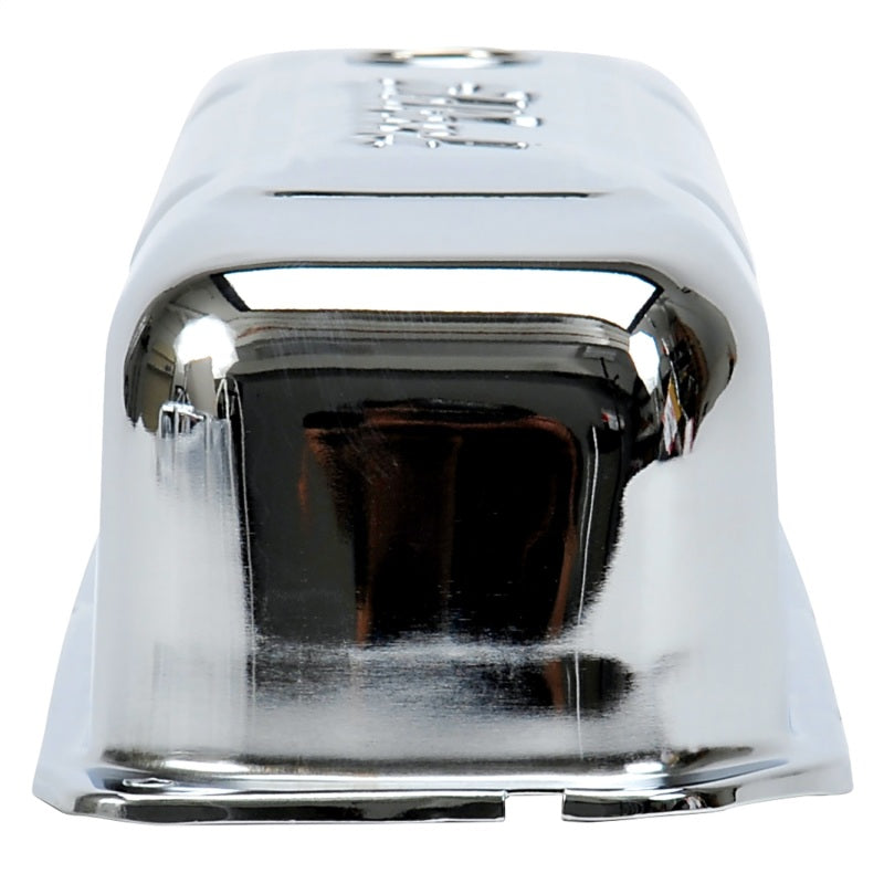 Edelbrock Valve Cover, Signature Series, Chrysler, 1958-1979 361-440 V8, Chrome 4491 Photo - Unmounted