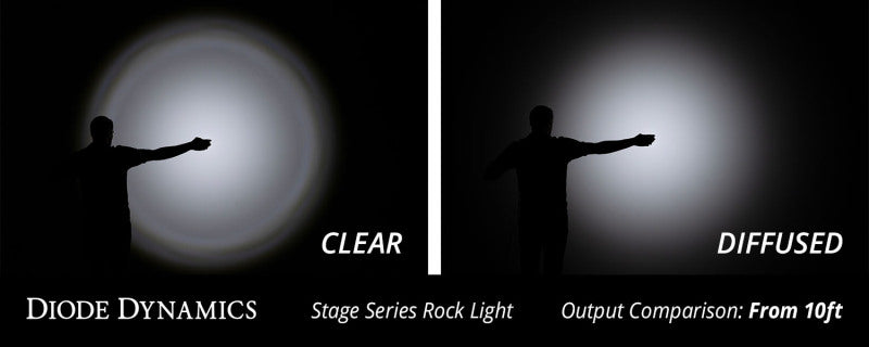 Diode Dynamics Stage Series Rock Lights - White Clear Lens DD7466 DD7466 User 3