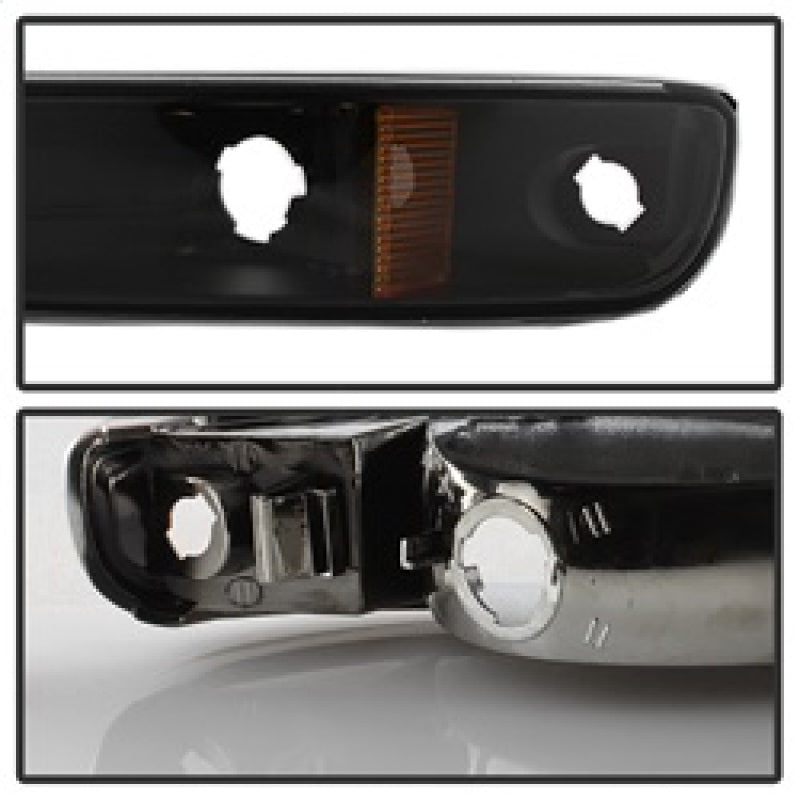 SPYDER xTune GMC Sierra 99-06 /Yukon 00-06 Crystal Headlights & Bumper Lights - Black HD-JH-GS99-AM-SET-BK 9037474 9037474 Photo - Unmounted