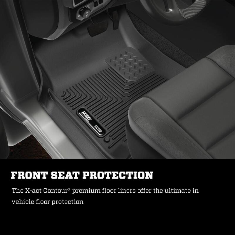 Husky Liners 2019 Dodge Ram 1500 Crew Cab w/Storage Box Front & 2nd Seat X-Act Contour Floor Liners 54608 54608 Photo - out of package