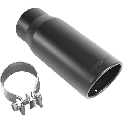 Magnaflow Tip Stainless Black Coated Single Wall Round Single Outlet 5in Dia 4in Inlet 13in L 35238 35238 Photo - Primary