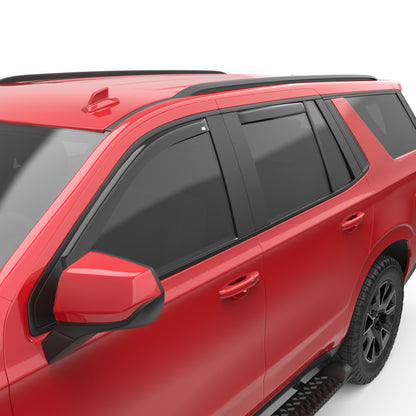 EGR 21-23 Chevrolet Tahoe In-Channel Window Visors Front/Rear Set Dark Smoke 571881 571881 Photo - Primary