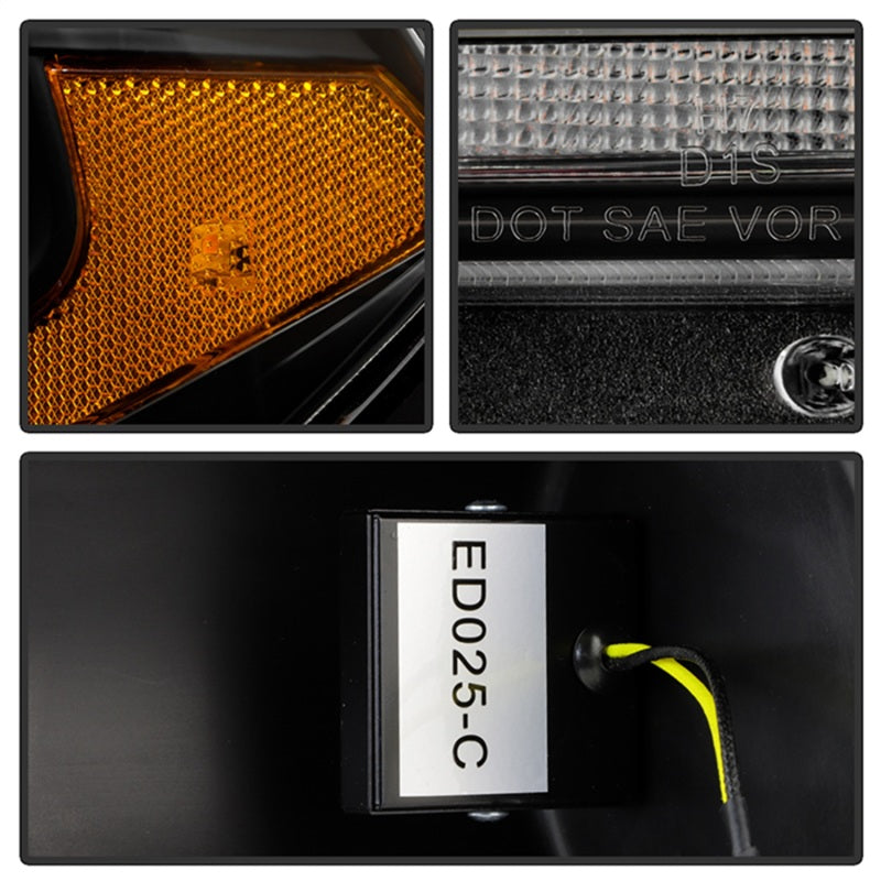 SPYDER 11-13 Dodge Durango (HID Model Only) Projector Headlights - Black PRO-YD-DDU11HIDSI-BK 5088680 5088680 Photo - Unmounted