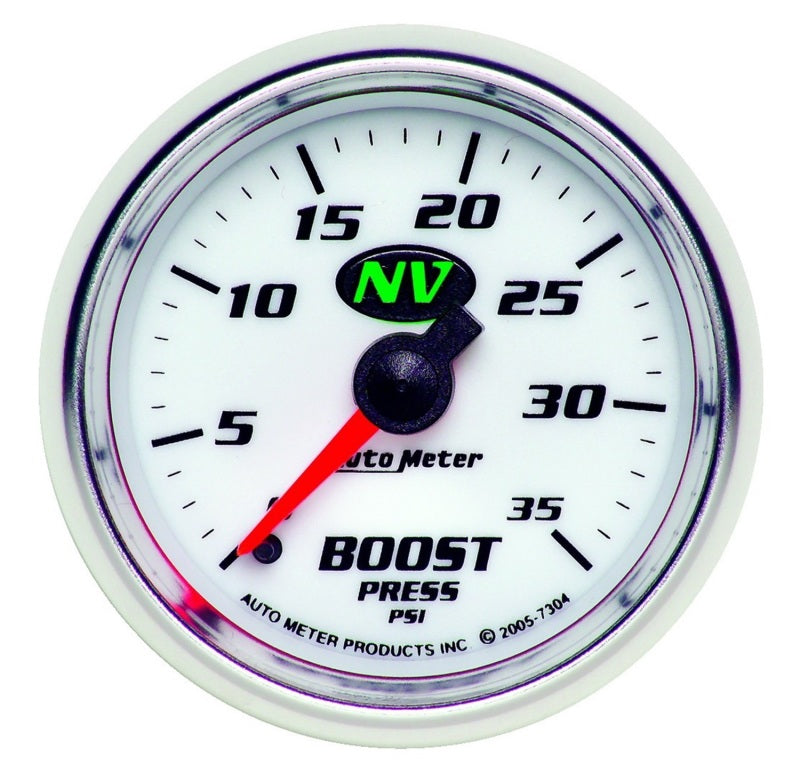 Autometer Gauge, Boost, 2 1/16", 35psi, Mechanical, NV 7304 Photo - Primary
