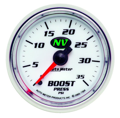 Autometer Gauge, Boost, 2 1/16", 35psi, Mechanical, NV 7304 Photo - Primary